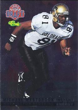 1995 Classic NFL Rookies - Instant Energy #IE3 Michael Westbrook Front