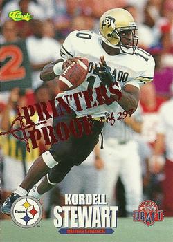 1995 Classic NFL Rookies - Printer's Proofs #43 Kordell Stewart Front