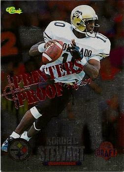 1995 Classic NFL Rookies - Printer's Proofs Silver #43 Kordell Stewart Front