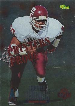 1995 Classic NFL Rookies - Printer's Proofs Silver #55 Rodney Thomas Front