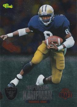 1995 Classic NFL Rookies - Silver #18 Napoleon Kaufman Front