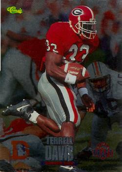 1995 Classic NFL Rookies - Silver #54 Terrell Davis Front