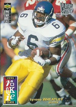 1995 Collector's Choice - Player's Club #14 Tyrone Wheatley Front