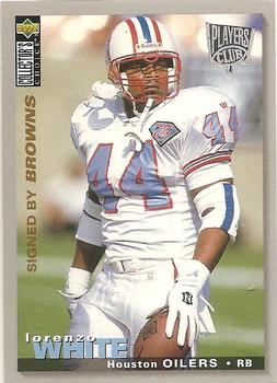 1995 Collector's Choice - Player's Club #114 Lorenzo White Front
