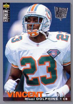 1995 Collector's Choice - Player's Club #221 Troy Vincent Front
