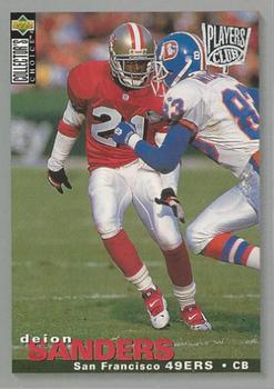 1995 Collector's Choice - Player's Club #302 Deion Sanders Front