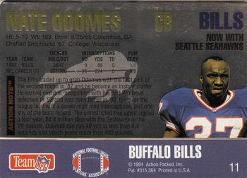 1994 Action Packed #11 Nate Odomes Back