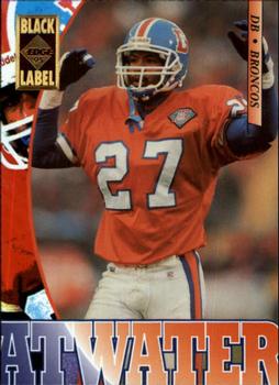 1995 Collector's Edge - Black Label #58 Steve Atwater Front