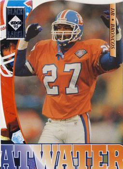 1995 Collector's Edge - Black Label Silver Die Cuts #58 Steve Atwater Front