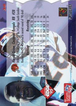 1995 Collector's Edge - Die Cuts #38 Harold Green Back