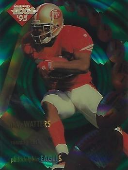 1995 Collector's Edge - EdgeTech Black Label #11 Ricky Watters Front