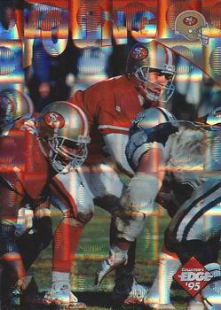 1995 Collector's Edge Instant Replay - Prisms #35 Steve Young Front