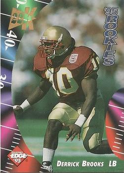 1995 Collector's Edge - Rookies 22K Gold #14 Derrick Brooks Front