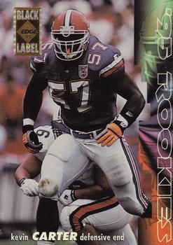 1995 Collector's Edge - Rookies Black Label #4 Kevin Carter Front