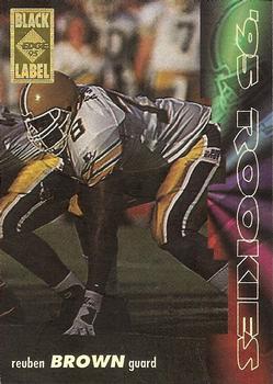 1995 Collector's Edge - Rookies Black Label #15 Ruben Brown Front
