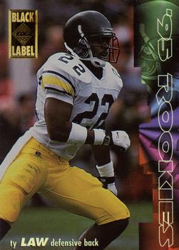 1995 Collector's Edge - Rookies Black Label #19 Ty Law Front