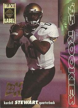 1995 Collector's Edge - Rookies Black Label 22K Gold #21 Kordell Stewart Front
