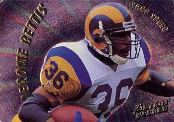 1994 Action Packed - Warp Speed #WS4 Jerome Bettis Front