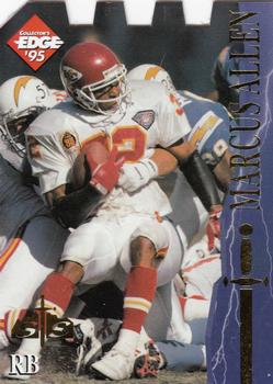 1995 Collector's Edge Excalibur - Die Cuts Sword and Stone Gold #34 Marcus Allen Front
