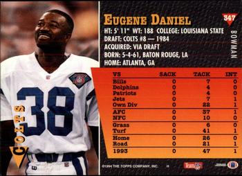 1994 Bowman #347 Eugene Daniel Back