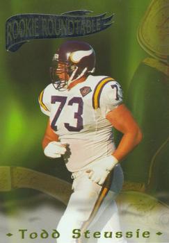 1995 Collector's Edge Excalibur - Rookie Roundtable #16 Todd Steussie Front
