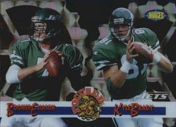 1995 Classic Images Limited Live - Focused Blue #F-25 Boomer Esiason / Kyle Brady Front