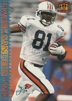 1995 Pacific - Blue #264 Frank Sanders Front