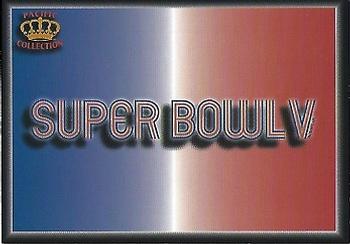 1995 Pacific Prisms - Super Bowl Logos #NNO Super Bowl V Front