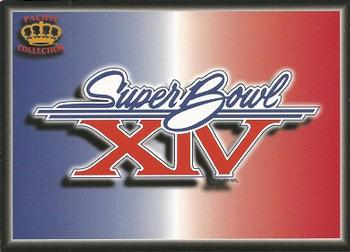 1995 Pacific Prisms - Super Bowl Logos #NNO Super Bowl XIV Front