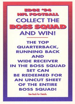 1994 Collector's Edge #NNO Collect the Boss Squad and Win! Front