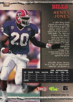 1995 Pro Line - St. Louis National Sports Collectors Convention Silver #159 Henry Jones Back