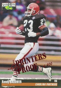 1995 Pro Line - Printer's Proofs #86 Randy Baldwin Front