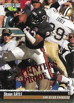 1995 Pro Line - Printer's Proofs #292 Shaun Gayle Front