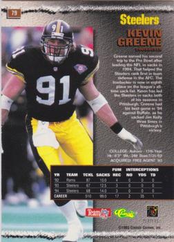1995 Pro Line - Silver #79 Kevin Greene Back