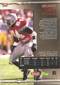 1995 Pro Line - Silver #235 Craig Powell Back