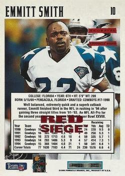 1995 Score - Red Siege #10 Emmitt Smith Back