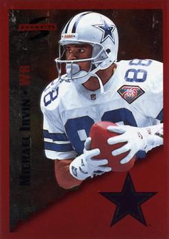 1995 Score - Red Siege #27 Michael Irvin Front