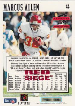 1995 Score - Red Siege #44 Marcus Allen Back
