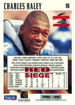 1995 Score - Red Siege #96 Charles Haley Back