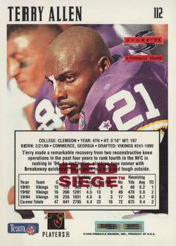 1995 Score - Red Siege #112 Terry Allen Back
