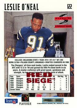 1995 Score - Red Siege #122 Leslie O'Neal Back