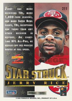 1995 Score - Red Siege #211 Jerry Rice Back