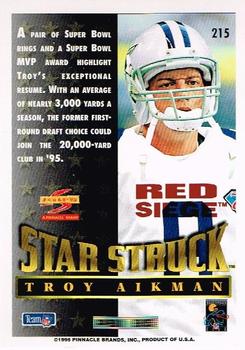 1995 Score - Red Siege #215 Troy Aikman Back