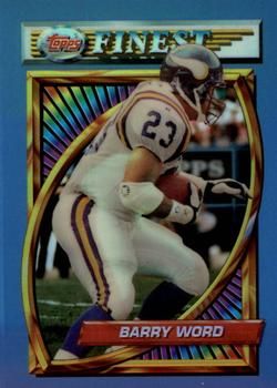 1994 Finest #11 Barry Word Front