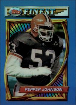1994 Finest - Refractors #61 Pepper Johnson Front