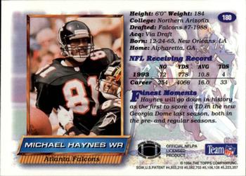 1994 Finest - Refractors #180 Michael Haynes Back