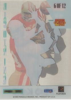 1995 Sportflix - Rookie Lightning #6 J.J. Stokes Back