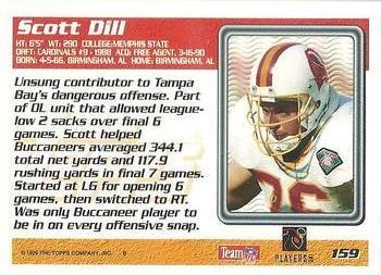1995 Topps - Jacksonville Jaguars #159 Scott Dill Back
