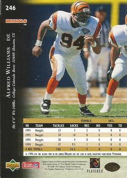 1995 Upper Deck - Electric #246 Alfred Williams Back