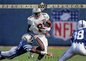 1995 Upper Deck - Special Edition Gold #SE42 O.J. McDuffie Front
